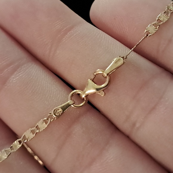 Italian 14kt Rose Gold Over 925 Sterling Silver Chain Necklace. - Picture 5 of 5